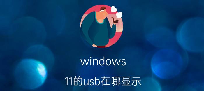 windows 11的usb在哪显示 win11怎么连接usb热点？